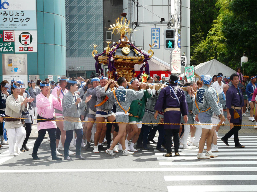 A festival in Tokyo