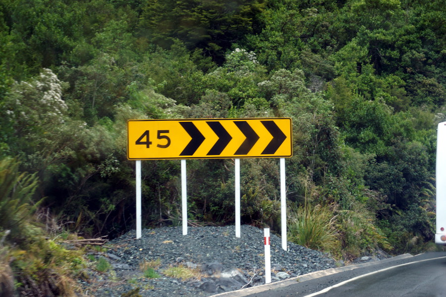 Znaki w Nowej Zelandii